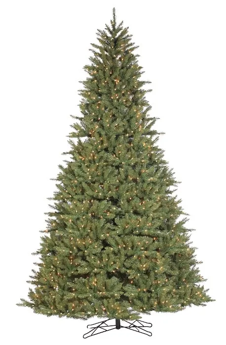 10′ Fairhaven Spruce with Clear Lights StayLit