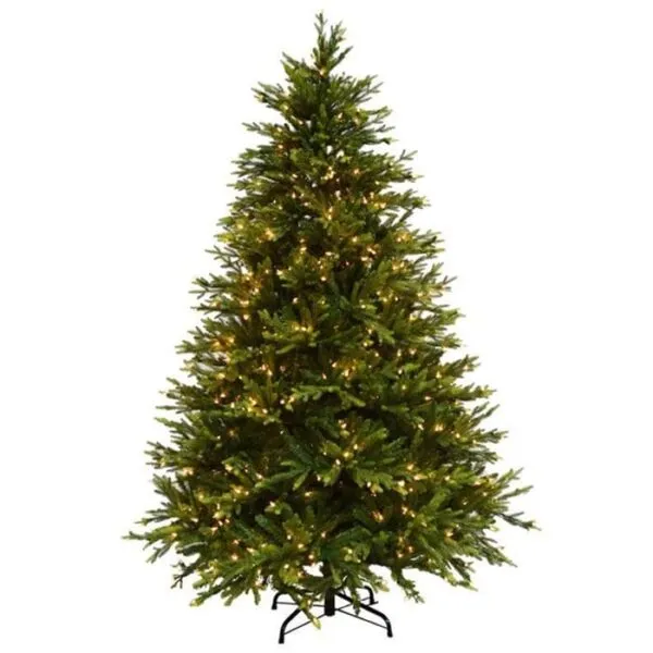 7.5′ Scots Pine With Clear Lights StayLit