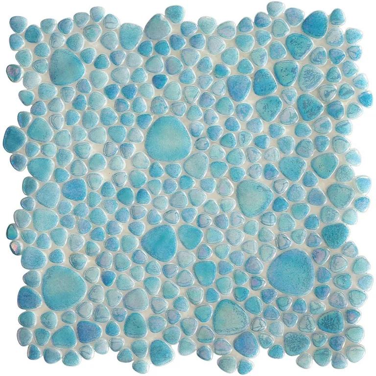 Coastline, Mixed Pebble - Glass Tile