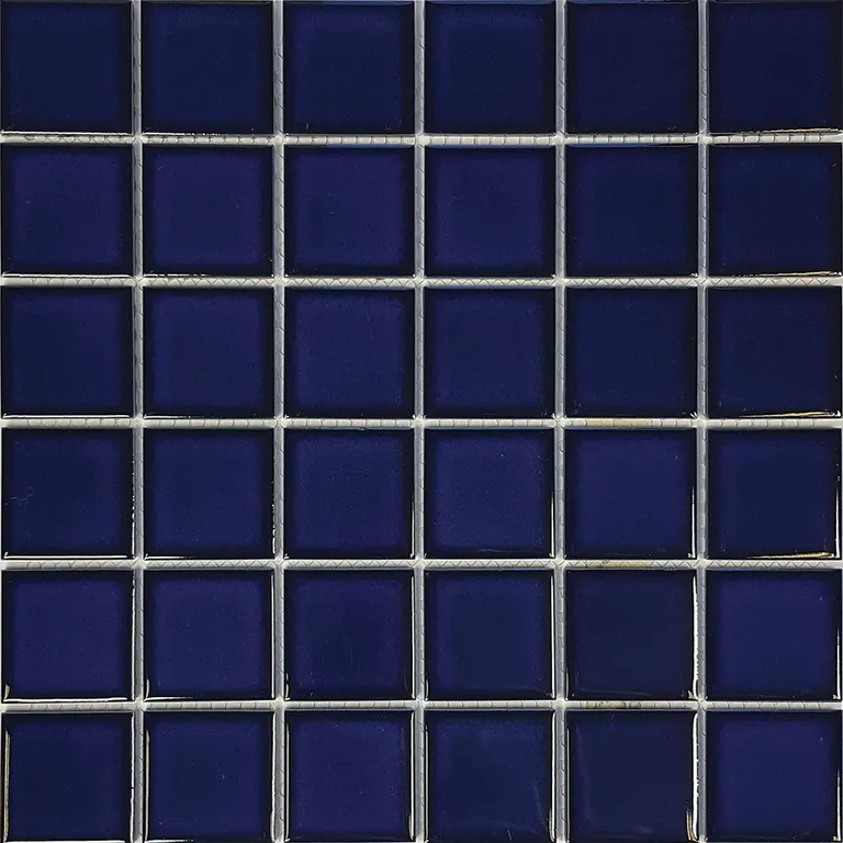 Cobalt Blue, 2" x 2" - Porcelain Pool Tile