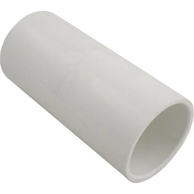 Dura Plastic Coupling, 2-1/2" Slip x 2-1/2" Slip, Extra Long