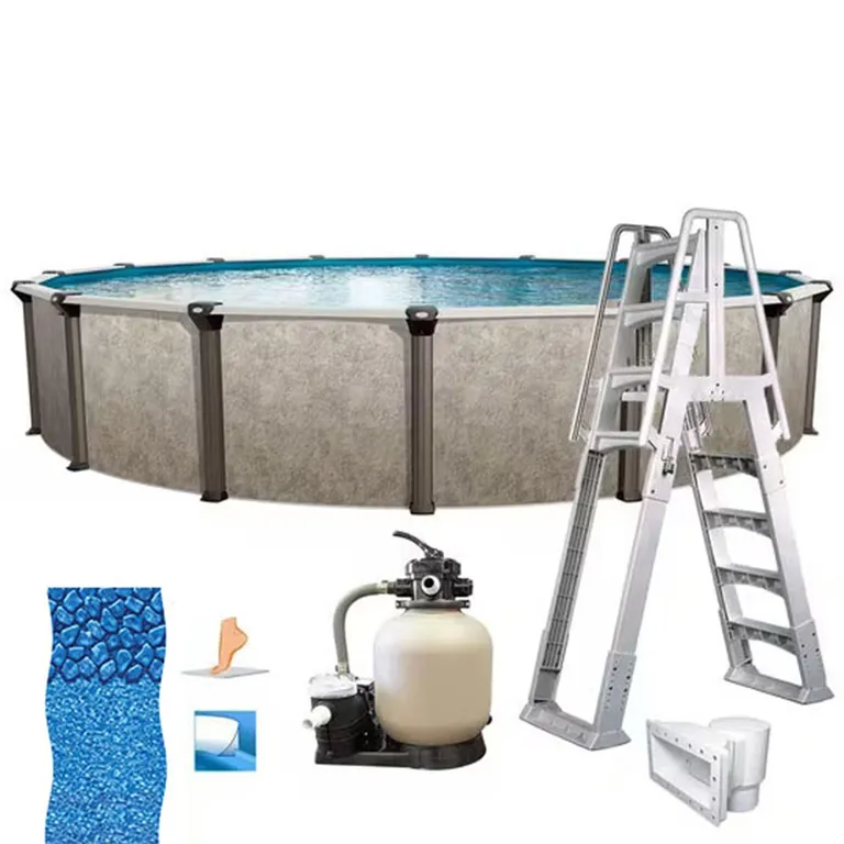 Epic 12' x 52" Round Above Ground Pool Package