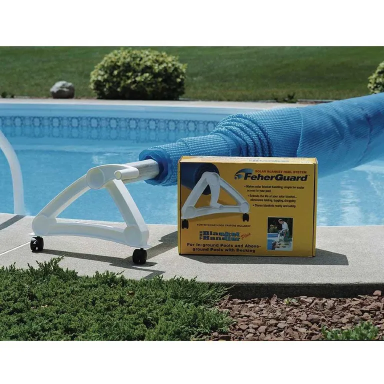 FeherGuard - FG-BH & FG-L20M Blanket Handler Solar Cover Reel for In Ground Pools