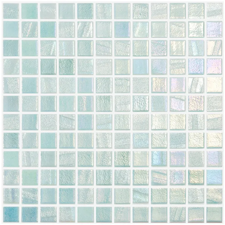 Fusion Light Green, 1" x 1" - Glass Tile