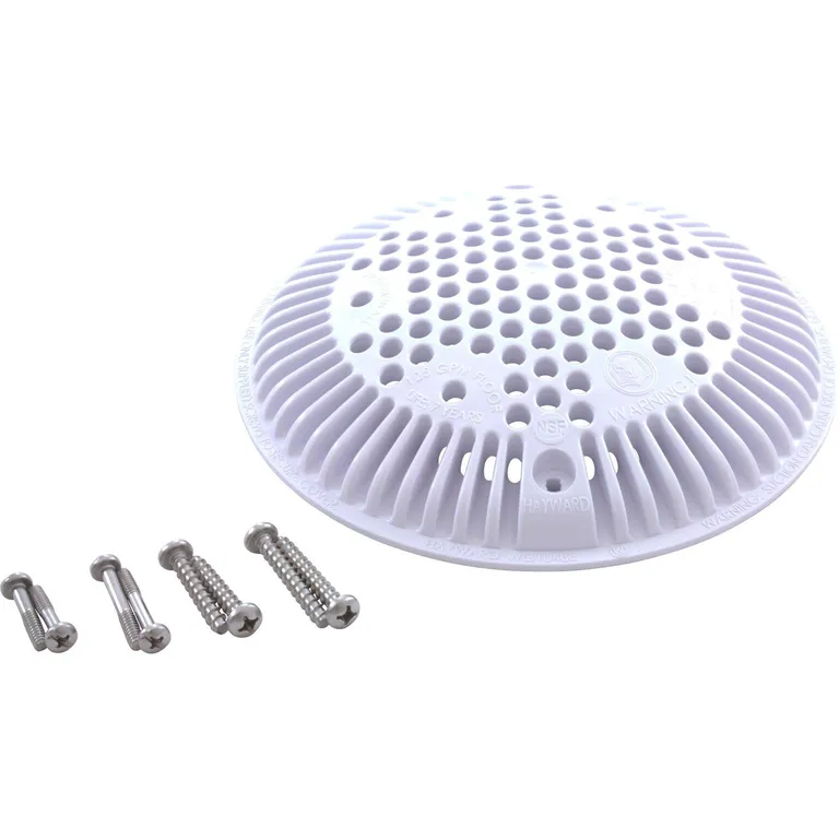 Hayward - VGB Anti Vortex Main Drain Cover White 8 inch
