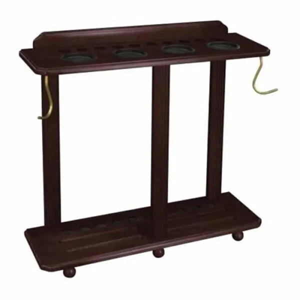 Heritage Floor Cue Rack- Black Cherry