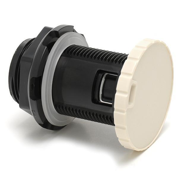 Hydroair - Slimline Air Control, Complete, 1in. , Bone