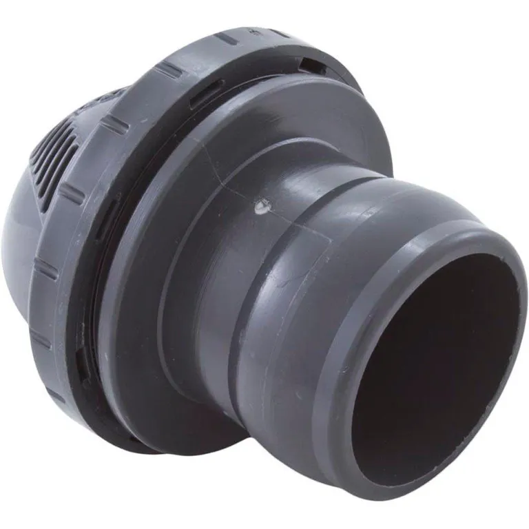 Infusion Pool Inlet Fitting, Infusion Venturi,1-1/2" Insider Gluelss,DkGry