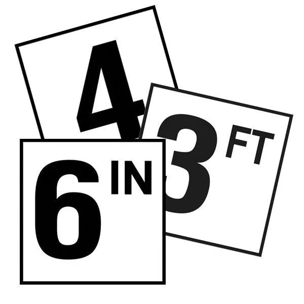 Inlays, Inc. - Smooth Ceramic Number Marker 3