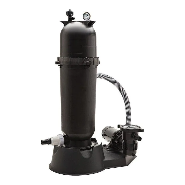 Jacuzzi - 150 Sq. Ft. Cartridge Filter and 1.5 HP Dual Speed Pump Combo for Above Ground Pools