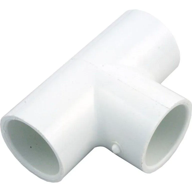 LASCO - 1in PVC Tee Fitting, 1x1x1 Slip Socket Tee, Sch 40