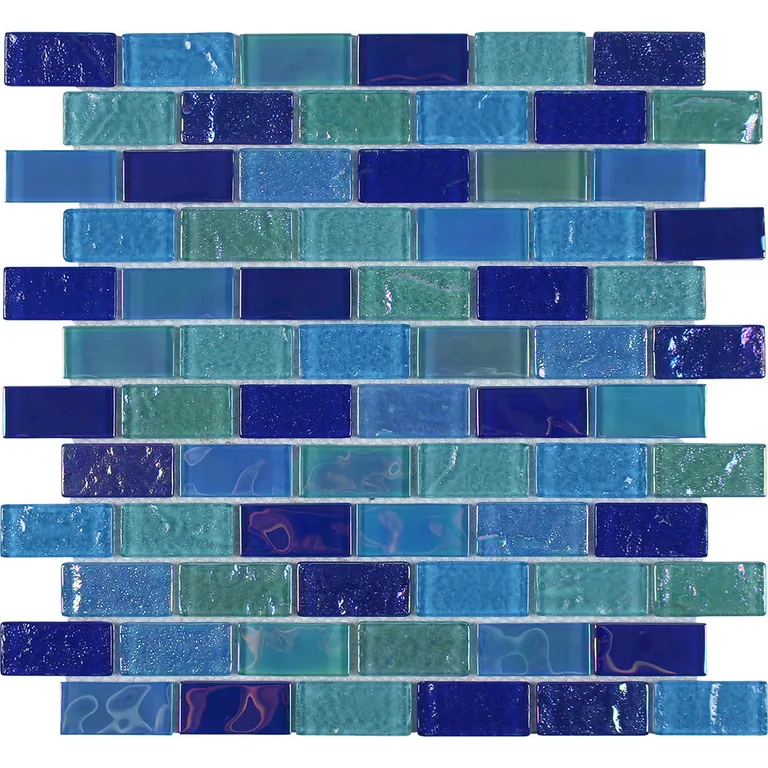 Mercury Blend, 1" x 2" - Glass Tile