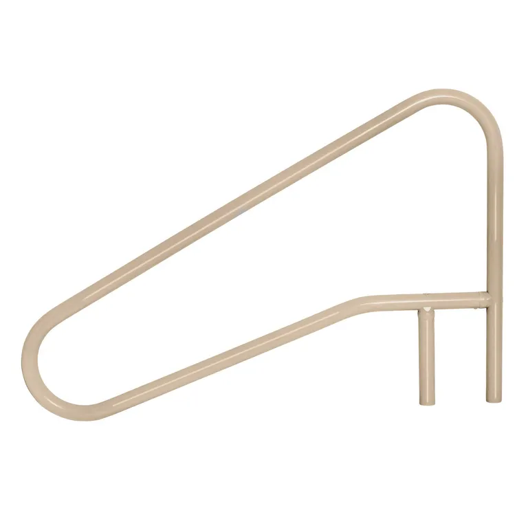 Saftron - 54" Return to Deck Cross Braced 3 Bend Hand/Grab Rail, Beige