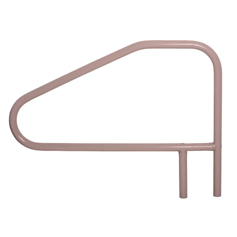 Saftron - Return to Deck Cross Braced Hand/Grab Rail 4 Bend, Taupe