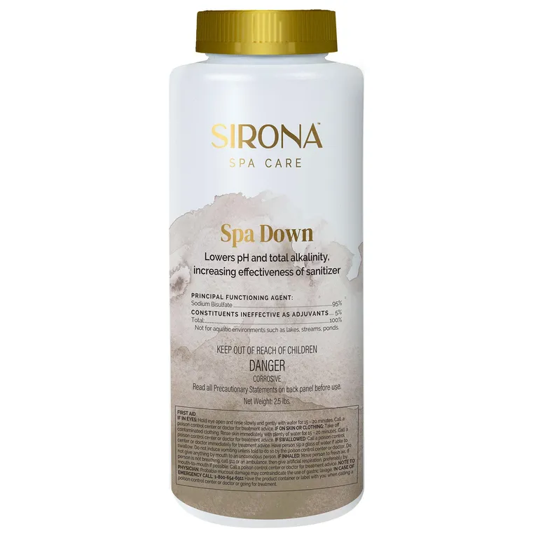 Sirona - Spa Down pH Decreaser for Hot Tubs, 2.5 lbs