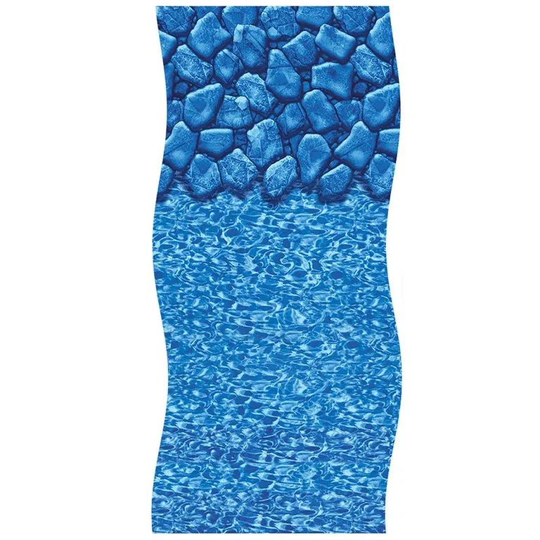 Swimline - Unibead 16' x 32' Oval Boulder Swirl 52 in. Depth Above Ground Pool Liner, 20 Mil