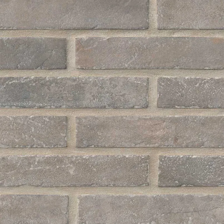 Taupe Brickstone, 2" x 10" - Porcelain Tile
