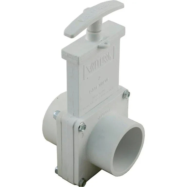Valterra Gate Valve, 3 pc, Valterra, 2" Spigot x 2" Spigot, 45psi