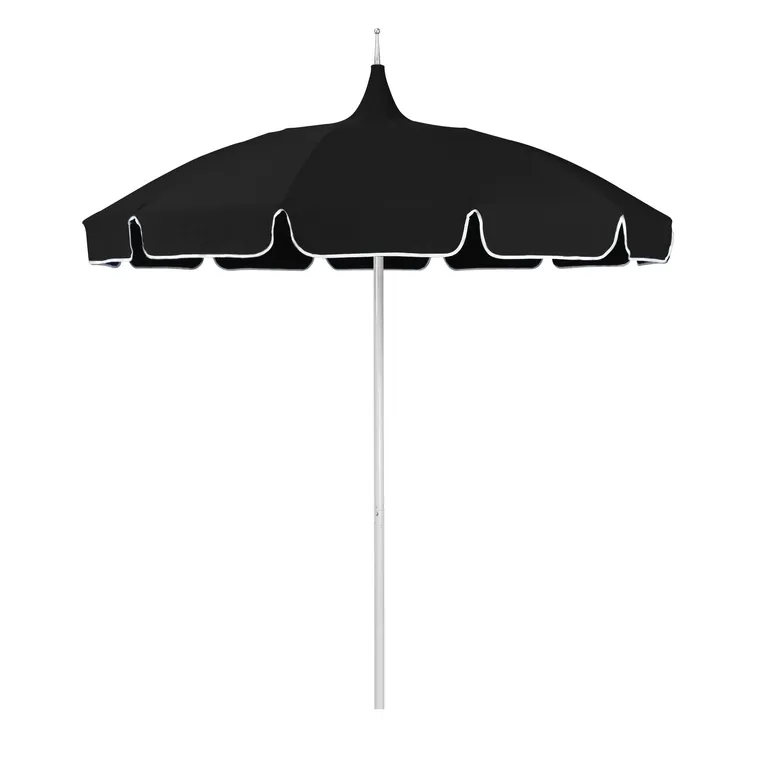 Vintage Pagoda Solid 8.5' Umbrella - Red