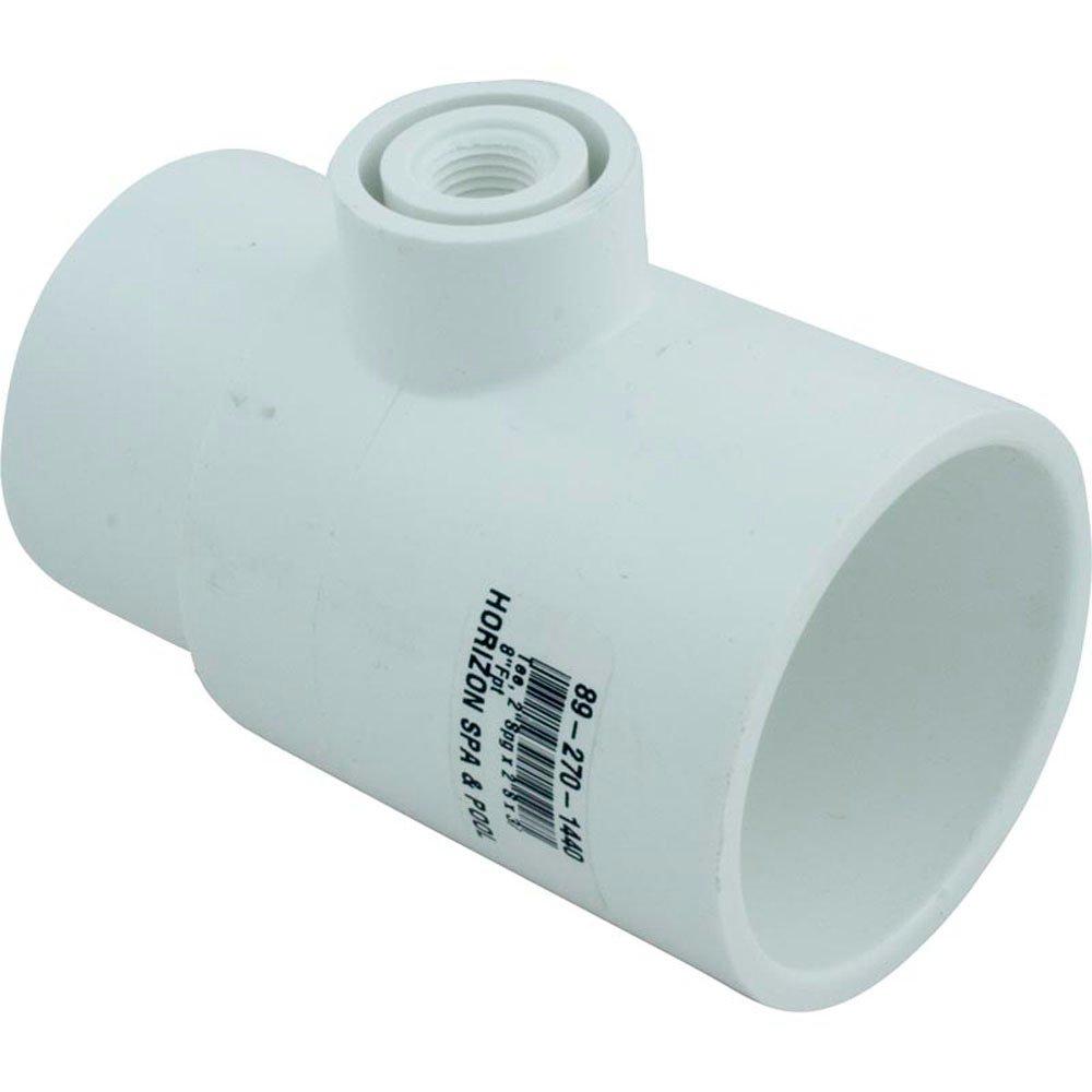 Waterway - Tee 2in. S x 2in. SPG x 3X8in. Air Bleed